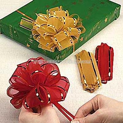 Sheer Organza Pull Bows