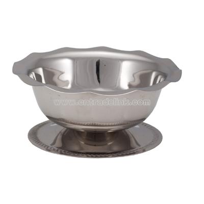 Sherbet dish 3 ounce stainless steel