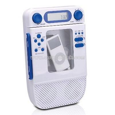 Shower iPod Docking Station with AM/FM Radio