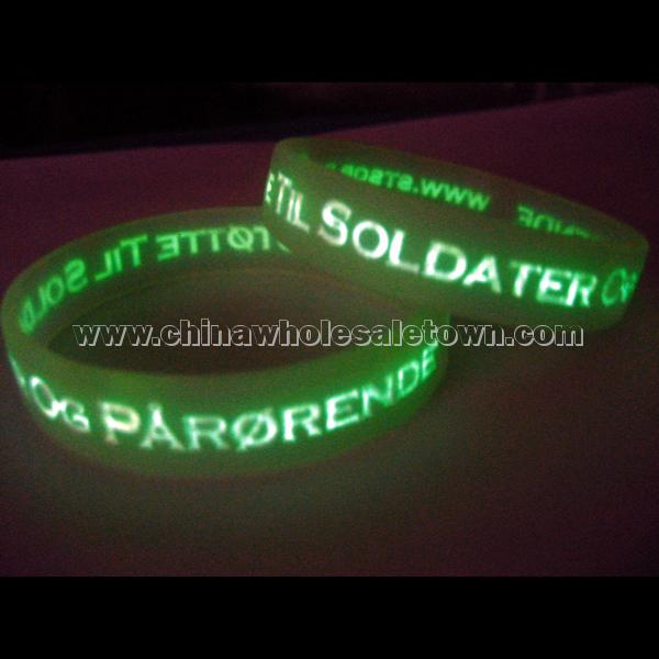 Silicone Fluorescent Bracelets
