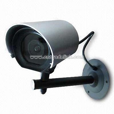 Silver Dummy Camera with 360 Degrees Camera Angle