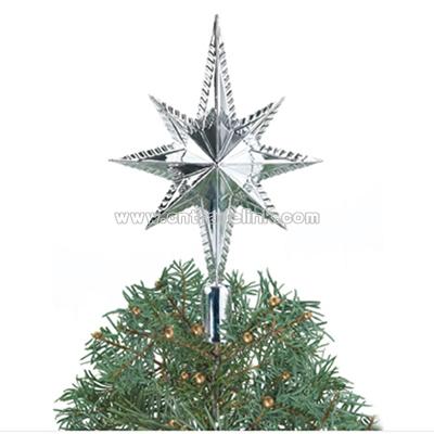 Silver Star Tree Topper