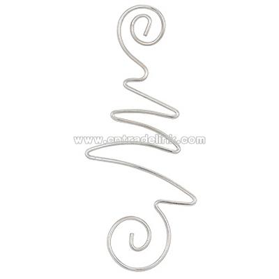 Silver Tree-Shaped Decorative Ornament Hooks