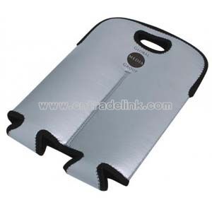 Silver Wetsuit Wine Holder