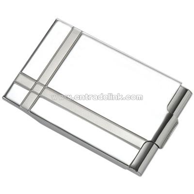 Silver Wrap Business Card Case