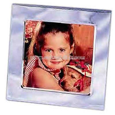 Silver plated wedding size frame