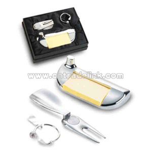 Silver three piece golf