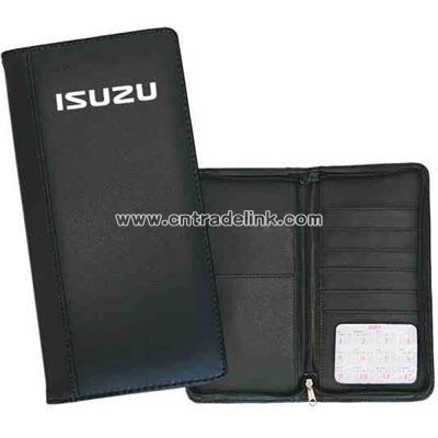 Simulated leather Executive passport holder