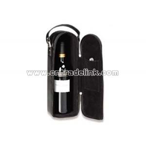 Single Bottle Leather Wine Tote