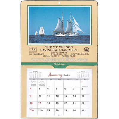 Single-Pocket Calendar