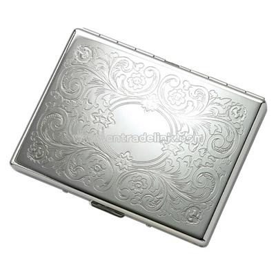 Single-Sided Silver Cigarette Case