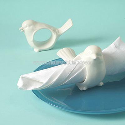 Six Birds of a Feather Napkin Rings