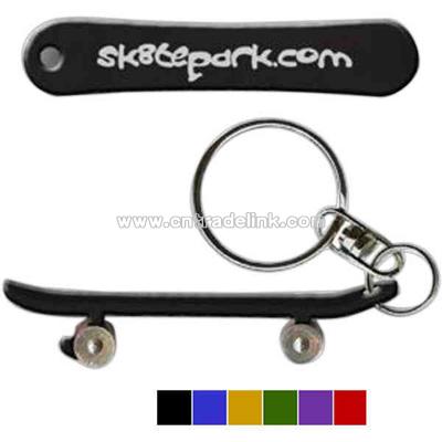 Skateboard - Key chain and bottle opener combination