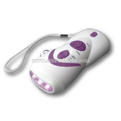 Slim Dynamo Torch with Radio