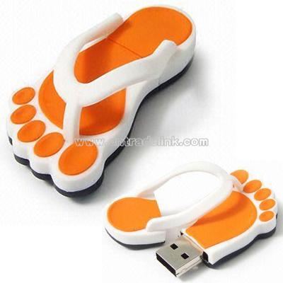 Slippers-shaped USB 2.0 Flash Drive
