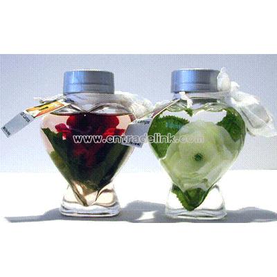 Small Heart Oil Lamp