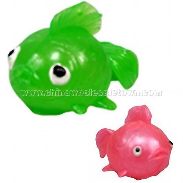 Smash-It Green / Pink Fish Stress Relief Splatter Water Toy
