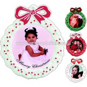 Snap Wreath ornament Photo Frame