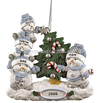 Snowbuddies Family Ornament