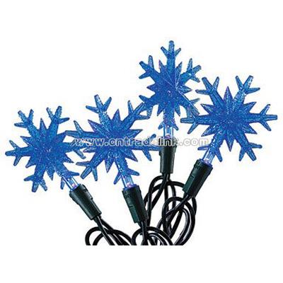 Snowflake Led Light Set - Blue