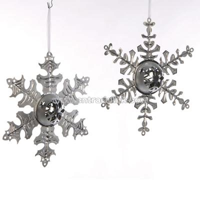 Snowflake Ornaments (set of 2)
