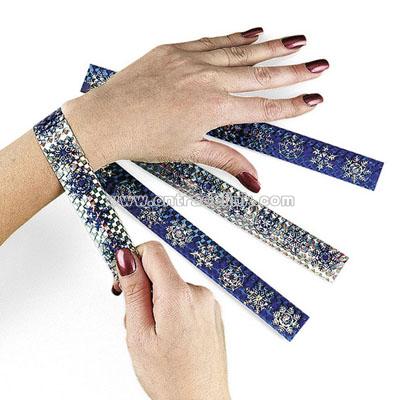 Snowflake Slap Bracelets