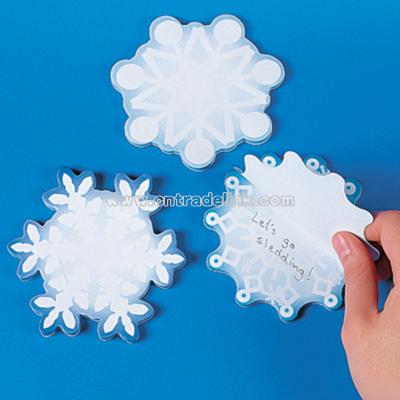 Snowflake Sticky Notes