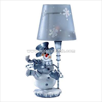 Snowman Candle Lamp