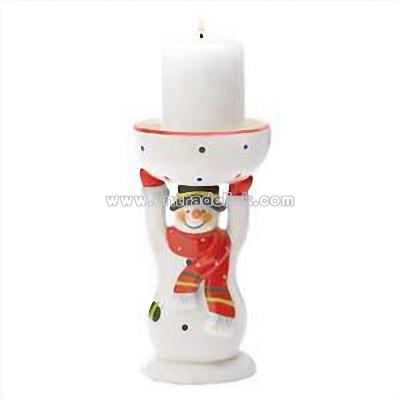 Snowman Candleholder