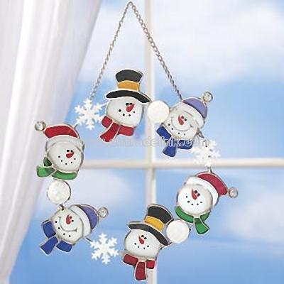 Snowman Suncatcher