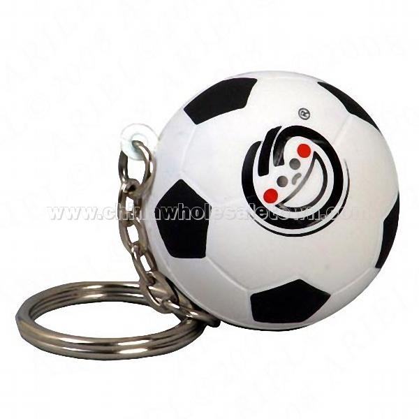 Soccer Ball Stress Ball Key Chain