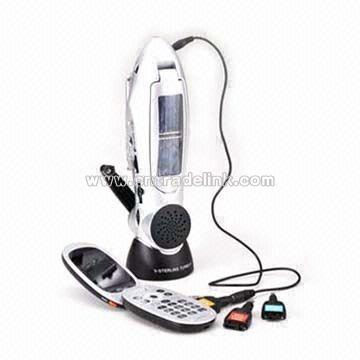 Solar AM/FM Radio with LED Light