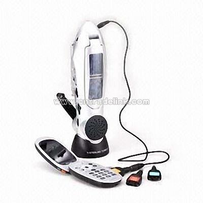 Solar AM/FM Radio with LED Light