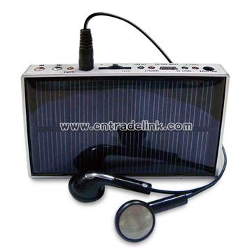 Solar Charger with MP3 Player