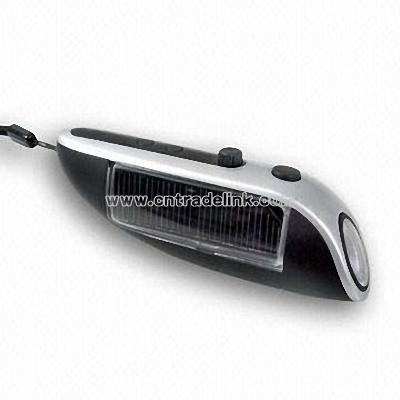 Solar FM Radio with Super-bright LED Flashlight