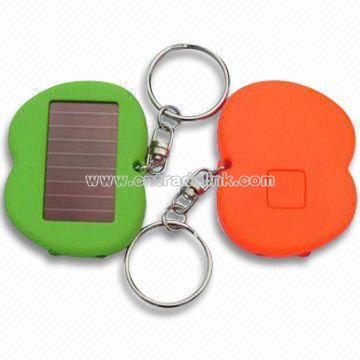Solar Flashlights with Keychain