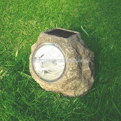 Solar Stone Lamp