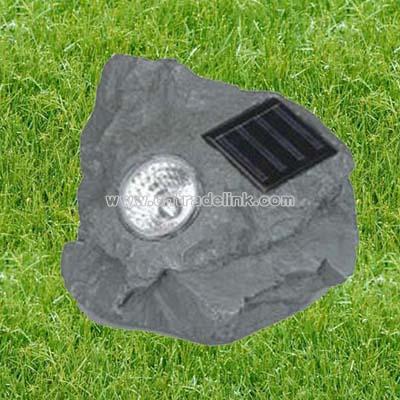 Solar Stone Lamp