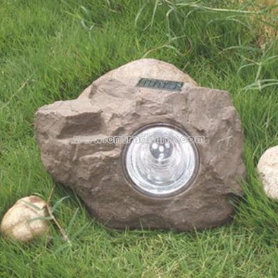Solar Stone Lamp