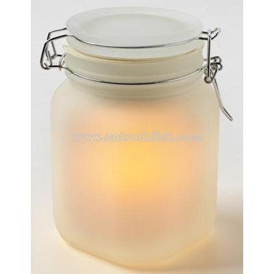 Solar Sun Jar Solar Powered Flameless Candle