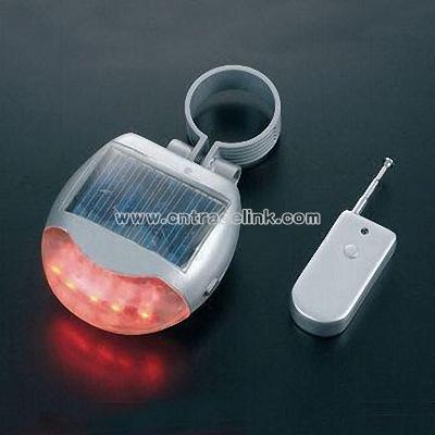 Solar Tail Light for Bicycle with Remote Control
