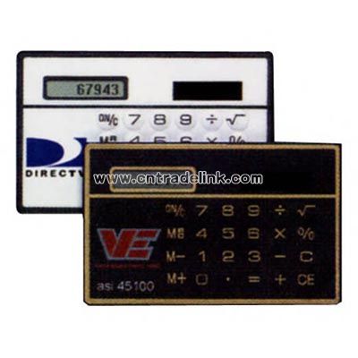 Solar power credit card calculator