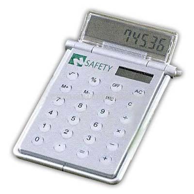 Solar powered calculator
