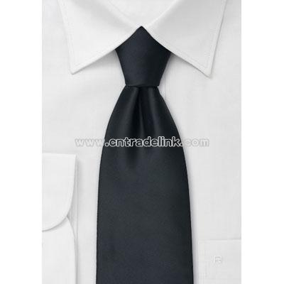 Solid Black Necktie in Kids Size