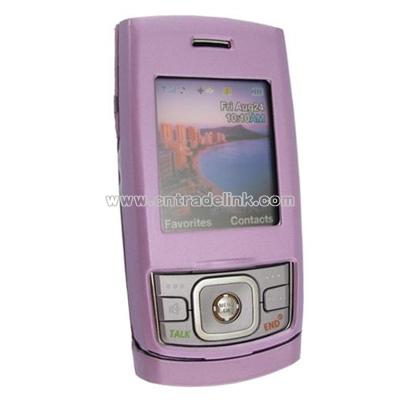 Solid Light Purple Clip-on Hard Case for Samsung M520