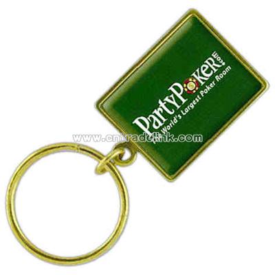Solid brass key tags
