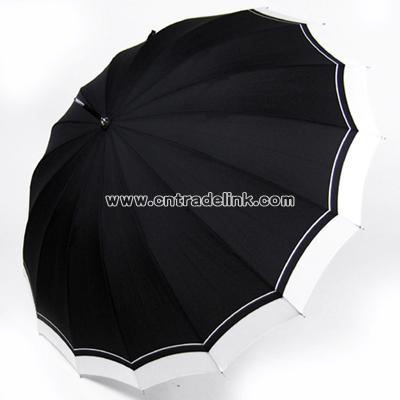 Sonnet Black and White Umbrella