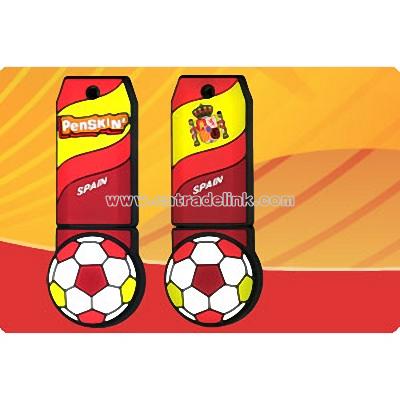 Spain Soccer USB Flash Drives