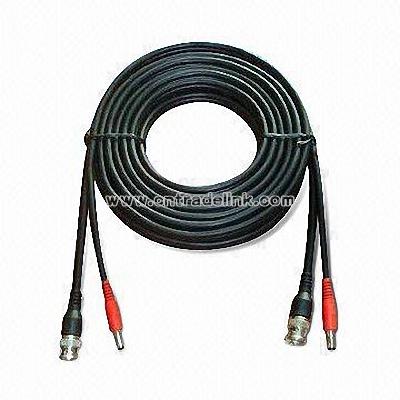 Speaker Cable with Gold Nickel Plug and AV Connector