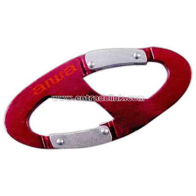 Special shape aluminum carabiner